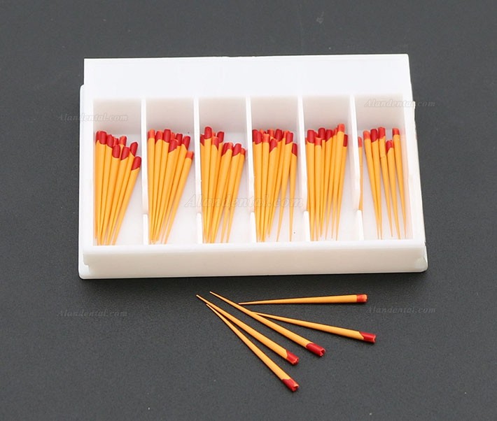 1Pack/60Pcs Dental Gutta Percha Points Tips F2 For Dentsply Maillefer Protaper